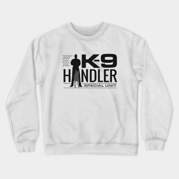 K-9 Handler - K9 Unit - Malinois Crewneck Sweatshirt by Nartissima